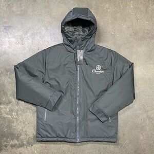 Cherokee Casino Hooded Puffer Jacket NWT Gray Quilted Winter Coat